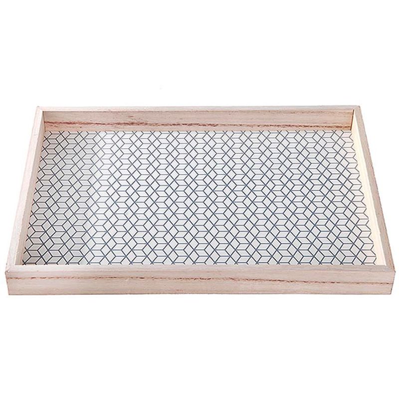 Bandeja Retangular Decorativa Grande - 33,5 x 24 cm