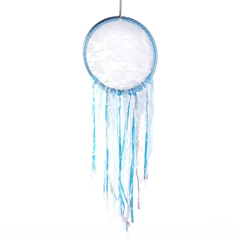 Filtros dos Sonhos Importado para Decoração (76cm) Azul Claro