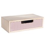 Gaveteiro Retangular Pequeno em MDF Decorado - 20 x 12 cm