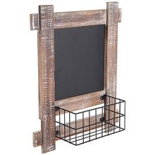 Lousa Quadrada com Cestinha para Decoração (30,5x38cm)