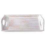 Bandeja Decorativa em MDF - Design Natural - 26,5 x 16,5 cm