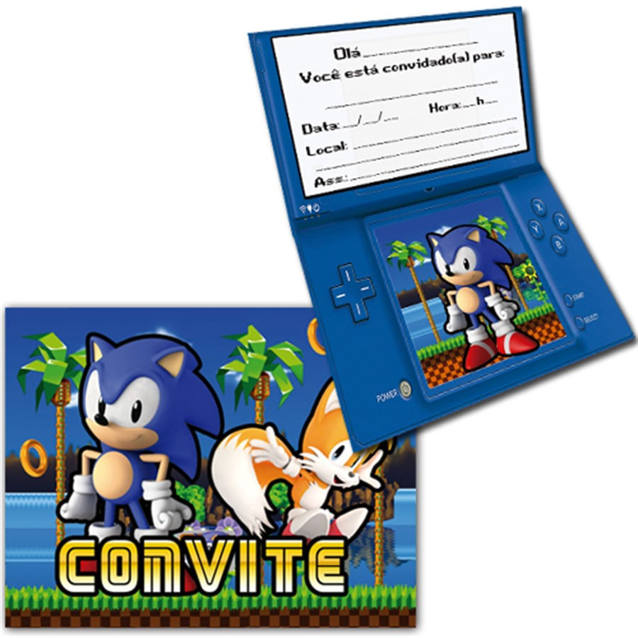 Convite ou Frame Sonic 03