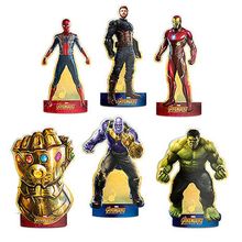 Festa Os Vingadores - Decoração de Mesa Cartonada Os Vingadores 3 - 05 Un