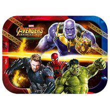 Festa Os Vingadores - Tampa para Marmitinha Os Vingadores 3 - 08 Un