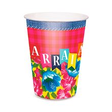 Arraiá Junino - Copo de Papel 240ml 08 Un