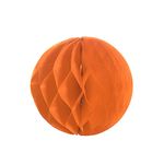 Colméia de Papel Redonda 15cm Laranja - 02 Un