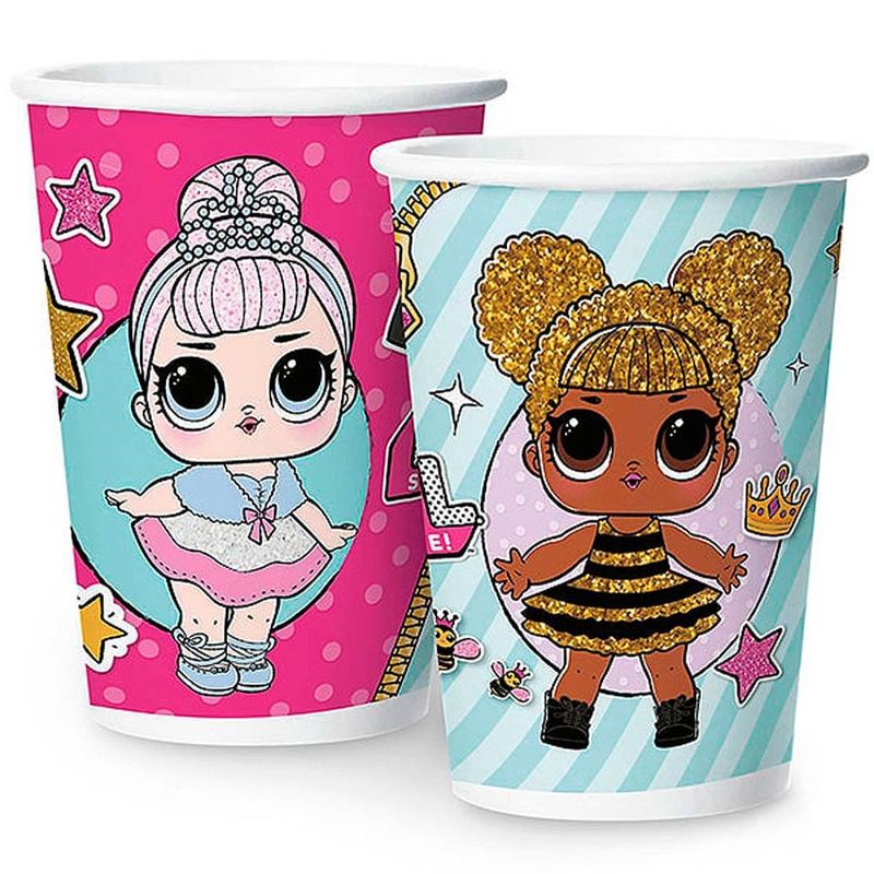 Festa LOL Surprise! - Copo de Papel 180ml Boneca LOL Surprise - 08 Un