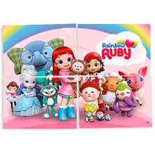 Festa Rainbow Ruby - Painel Gigante Cartonado Rainbow Ruby