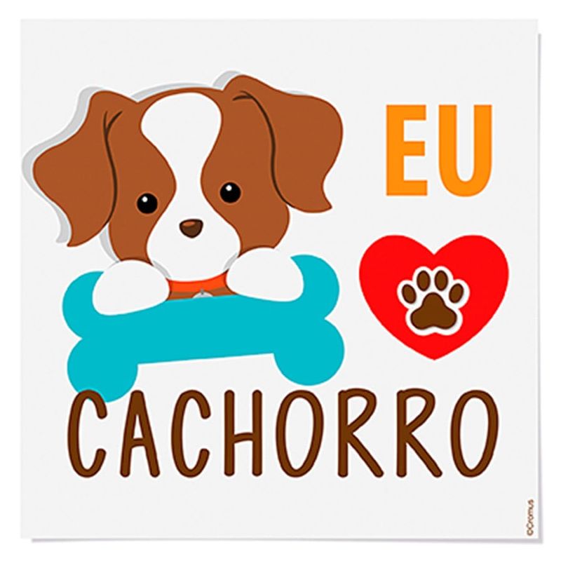 Festa Cachorrinhos - Transfer para Camisetas (13x13cm) 01 Cartela