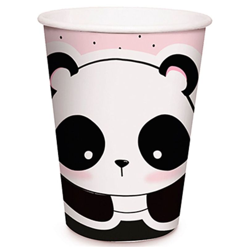 Festa Panda - Copo de Papel 240ml 08 Un