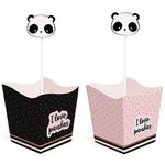 Festa Panda - Kit Cachepô com Pick 04 Un