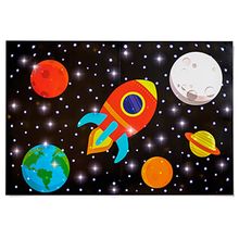 Festa Astronauta - Painel Gigante com Led 127v (102x85cm)