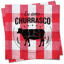 Churrasco - Guardanapo 25cm 20 Un