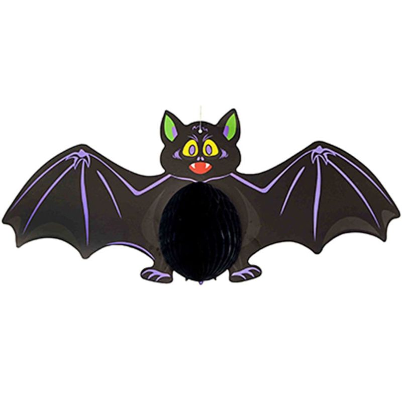 Guirlanda de Papel Morcego Halloween