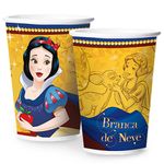 Festa Branca de Neve - Copo de Papel 180ml Branca de Neve Clássica - 08 Un