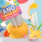 Festa Baby Shark - Kit Topo de Bolo Espeto 1 Ano