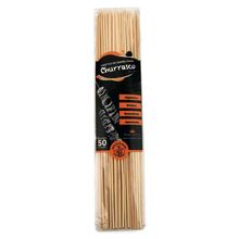 Espeto de Bambu para Churrasco (25cm) 50 Un