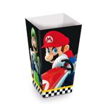 Festa Mario Kart - Caixa para Pipoca - 10 Un