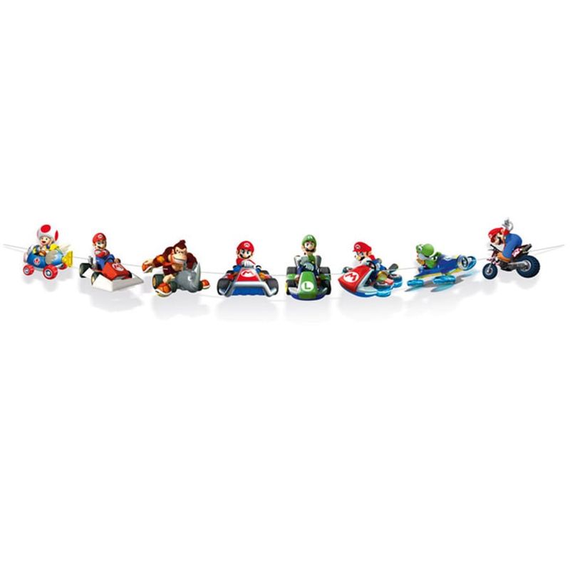 Festa Mario Kart - Faixa Decorativa