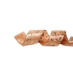 Fita de Natal Folhas Nude 6,3cm - 1 Un