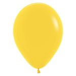 Festa Unicórnio - Balão Látex Fashion Amarelo 5" / 13cm - 50 Un