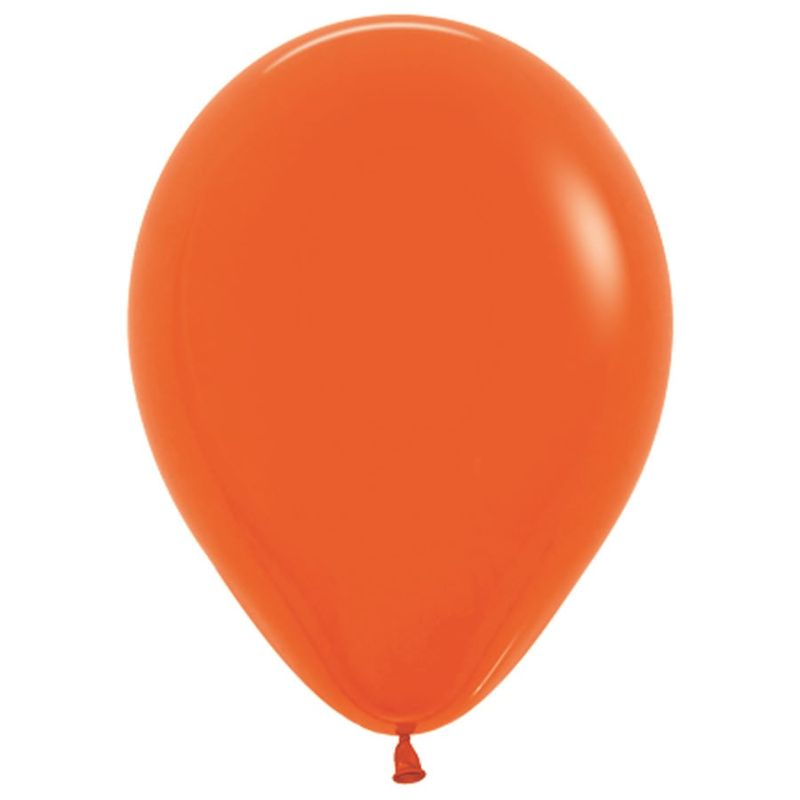 Balão Látex Fashion Laranja 5" / 13cm - 50 Un