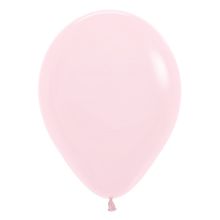Balão Látex Pastel Mate Rosa 5" / 13cm - 50 Un