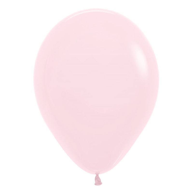 Balão Látex Pastel Mate Rosa 5" / 13cm - 50 Un