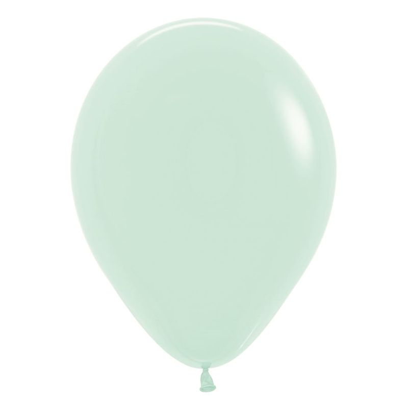 Balão Látex Pastel Mate Verde 5" / 13cm - 50 Un