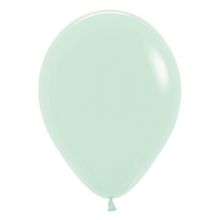 Balão Látex Pastel Mate Verde 5" / 13cm - 50 Un