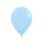 Balão Látex Fashion Azul Celeste 10" / 25cm - 50 Un