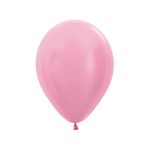 Balão Látex Satin Rosa 10" / 25cm - 50 Un