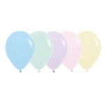 Balão Látex Pastel Mate Sortido 10" / 25cm - 50 Un
