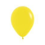 Balão Látex Fashion Amarelo 12" / 30cm - 50 Un