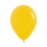 Balão Látex Fashion Amarelo Girassol 12" / 30cm - 50 Un