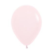 Balão Látex Pastel Mate Rosa 12" / 30cm - 50 Un