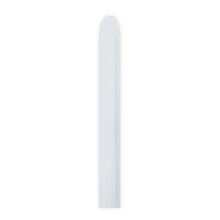 Balão Látex Twist Fashion Branco 260'' / 5x150cm - 50 Un