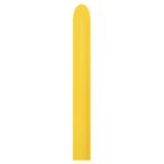 Balão Látex Twist Fashion Amarelo 260'' / 5x150cm - 50 Un