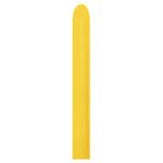 Balão Látex Twist Fashion Amarelo 260'' / 5x150cm - 50 Un