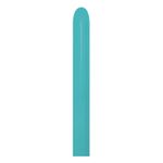 Balão Látex Twist Fashion Azul Caribe 260'' / 5x150cm - 50 Un
