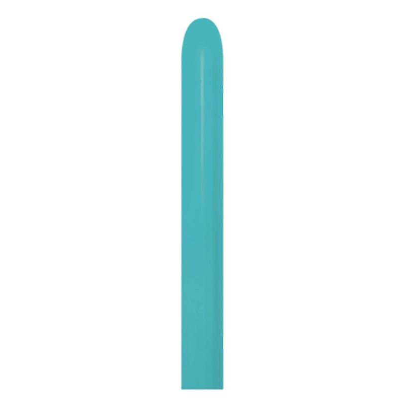 Balão Látex Twist Fashion Azul Caribe 260'' / 5x150cm - 50 Un
