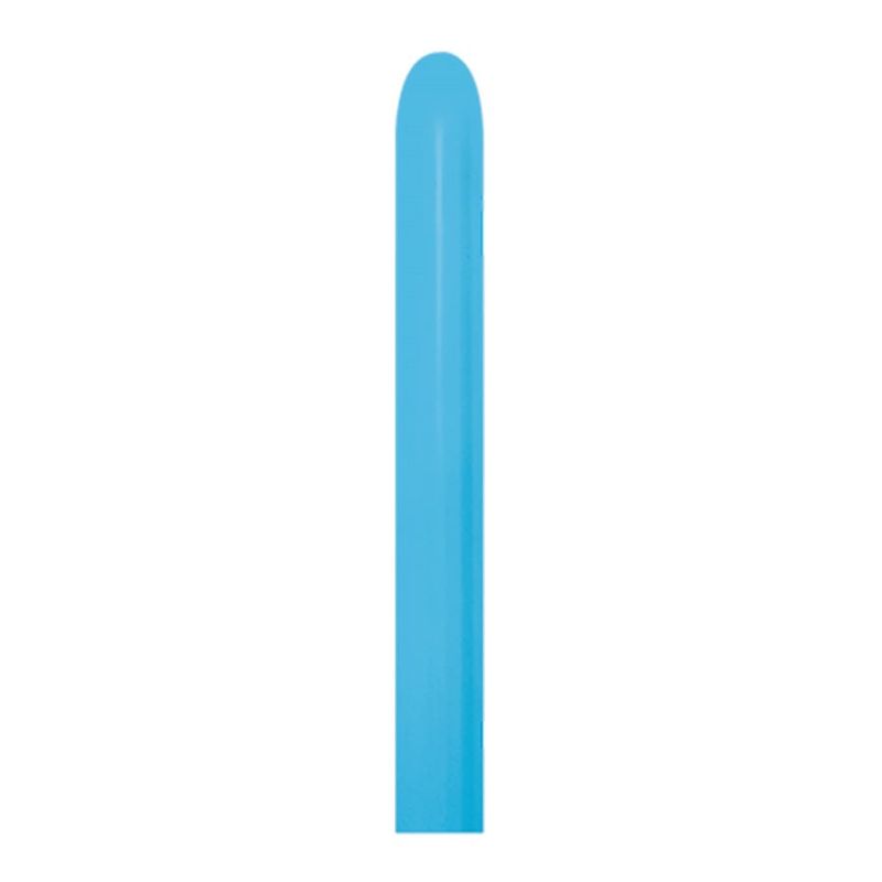 Balão Látex Twist Fashion Azul 260'' / 5x150cm - 50 Un
