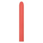 Balão Látex Twist Fashion Coral 260'' / 5x150cm - 50 Un