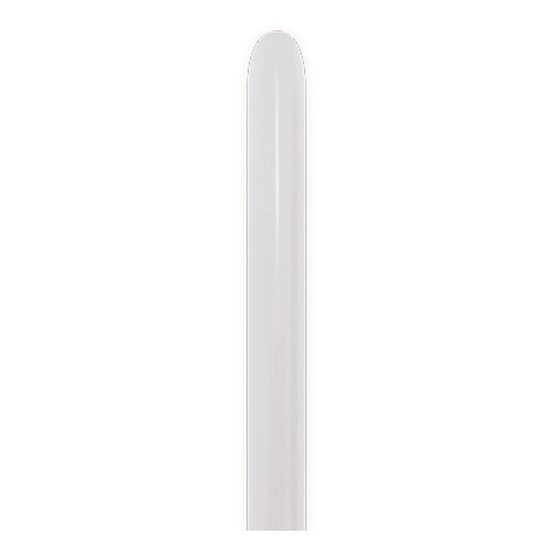 Balão Látex Twist Satin Branco 260'' / 5x150cm - 50 Un