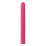 Balão Látex Twist Metal Fucsia 260'' / 5x150cm - 50 Un