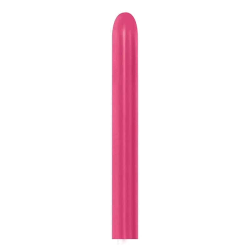 Balão Látex Twist Metal Fucsia 260'' / 5x150cm - 50 Un