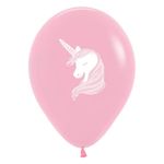 Balão Látex Impressão 2 Lados Fashion Unicórnio Sortido 12" / 30cm - 50 Un
