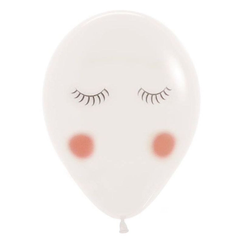 Balão Látex Impressão 2 Lados Fashion Carinha Unicórnio 12" / 30cm - 50 Un