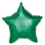 Balão Metalizado Estrela Verde 18" / 45 cm