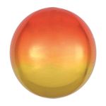 Balão Bolha Metal Degrade Dourado 18" / 45cm